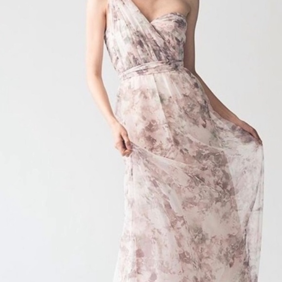 JENNY YOO COLLECTION NYLA GOWN MAXI DRESS sz 4 AS IS